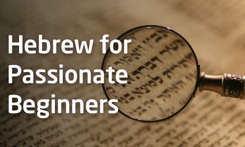 Hebrew for Passionate Beginners  course cover image