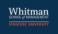 More about Whitman School of Management - Syracuse University More about Whitman School of Management - Syracuse University
